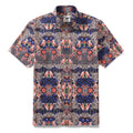 Men's Hawaiian Shirt Blossoms of Antiquity Print 1940s Vintage Short Sleeve Aloha Shirt