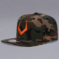 Unisex Grey Wool Snapback