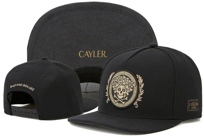 Classic Snapback Hat – Flat Bill Adjustable Baseball Cap