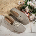 Women’s Comfortable PU Flat Shoes | Soft All-Matching Casual Flats